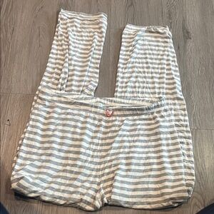 Olian Charcoal and Cream Striped Garment pants!